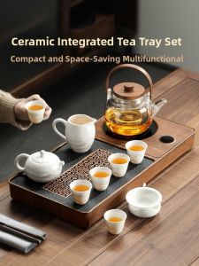 SHANGYANFANG | Automatic Tea Set with Kettle 1 Set