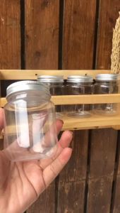 Wadah Gula Kopi Teh Set Rak Kayu