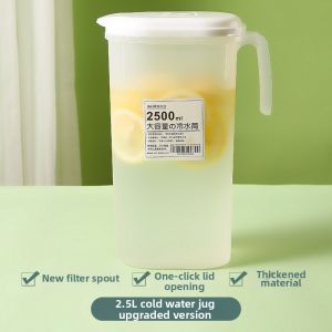Simple Large Capacity Tea Water Jug Set for Home