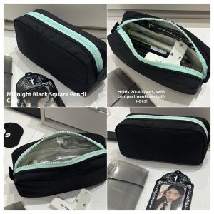 Adorable Pink Storage Bag New Style for Middle School Students Stationery Box Female Ins High Aesthetic Value Cotton Material