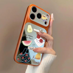 SHUXIE | Mirror-Embedded Shockproof Silica Gel Phone Case