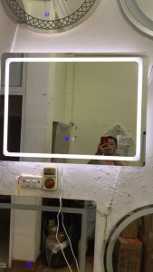 Gương cảm ứng Groves chữ nhật ngang có sấy gương Gcnun- D800x600 mm