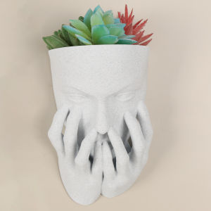 Cross - border Creative Human - Face Shaped Wall - Mounted Flower Pot. With Human Faces and Hands as Design Elements It Comes i