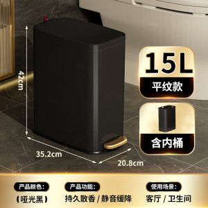 Stainless Steel Trash Can For Home Kitchen Dedicated Living Room Accessible Luxury Large with Lid Foot Pedal Kitchen Waste Bathroom Pedal Type