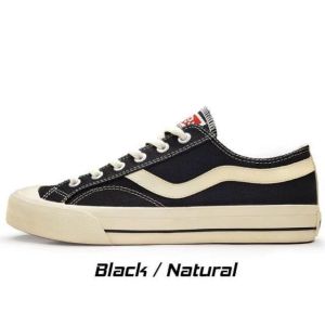 Sepatu Ventela Hitam Putih Sneakers Casual Black Natural Sepatu Sekolah Sepatu Pria Wanita Termurah OR1