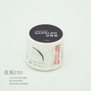 Fstudio Original Collection Japanese Paper Letter Font English Material Notebook Text Tape and Sticker Pet Hand Account