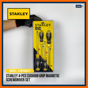 Stanley 4-Pcs Cushion Grip Magnetic Screwdriver Set Model STMT66671