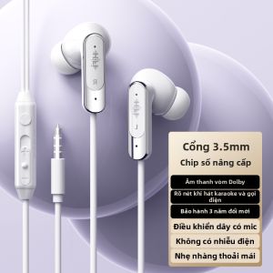 ERYE | Tai Nghe Có Dây Nhét Tai Chất Lượng Cao Type-C 3.5mm Giảm Nhịp Âm Âm Thanh Hi-Fi Cho Trò Chơi và Hát Thoải Mái Dùng Cho Điện Thoại Máy Tính Bảng