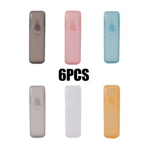 6Pcs Mini Portable Storage Boxes Small Parts Organizer for Travel Toothpick Dental Floss Swab Pill and Jewelry Storage