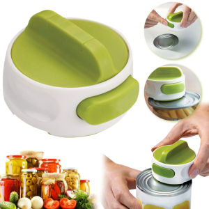Can Opener Opener Rotating Tin Can Opener Stainless Steel Simple Kitchen Manual Easy Twist Release Labor-saving Bottle Opener
