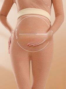 dr.domo | Pregnant Women Fleece Lined Autumn Pants Inner Wear Warm Cotton Trousers For Pregnant Women Plus Size Sleepwear Underwear