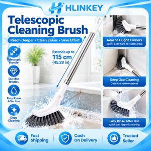 Hlinkey tay cầm dài Khoảng Cách bàn chải làm sạch Kính Thiên Văn 38 Để 115Cm L Hình Đầu Cứng Lông làm sạch sâu rãnh cửa sổ Tắm Góc công cụ chà sàn