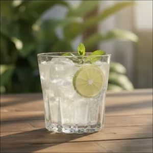 Set 6 Ly Thủy Tinh Uống Rượu - Nước Ép Dáng Lùn Vân Khía Cổ Điển Dung Tích 200ml