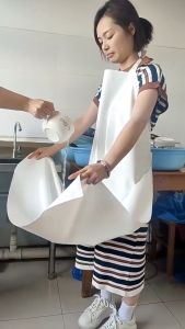 Thickened Beef Tendon Apron Wear-Resistant And Waterproof Pvc Aquatic Workwear Enlarged And Lengthened Acid And Alkali Resistant Adult Apron