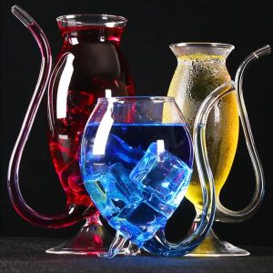 Creative Glass Cocktail Cup Set Personalized Combination Bar Martini Cup Popular High Footed Glass Cup Champagne Cup