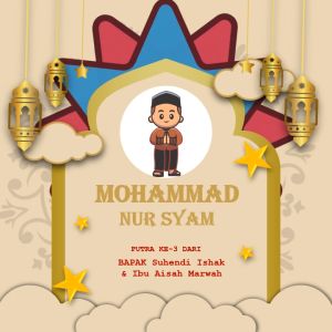 Jasa Pembuatan Undangan Digital Kartu Ucapan Syukuran Khitanan