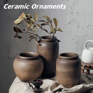 【 Spot 】European magpie vase ceramic restaurant living room tabletop vase home crafts