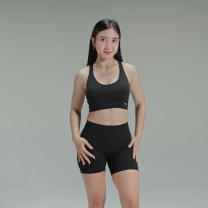 Terrel sportswear gym series women legging short black celana olah raga wanita yoga running sport