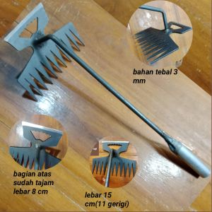 Cangkul Pacul Alat Cabut Rumput Gulma Liar Bahan Tebal ( cabut Besar)
