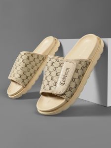 รองเท้าแตะผู้ชาย Cabbeen ฤดูร้อน รองเท้าแตะลำลอง ระบายอากาศได้ดี วัสดุ EVA พื้นนุ่ม สวมใส่สบาย รองเท้าแตะลำลองสำหรับกลางแจ้ง