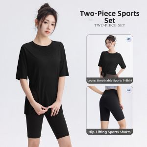 DRUR | Women Yoga Sportswear Set for Pilates and Running