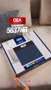 GEA - Timbangan Badan Digital Rechargeable + INDIKATOR WARNA EB 5637 HR | Electric Body Fat Scale EB 5637HR