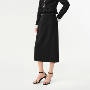 Koradior | Business Casual Straight Midi Skirt