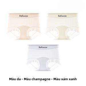 Quần lót nữ MiiOW lụa băng cạp giữa liền mạch kháng khuẩn thoáng khí