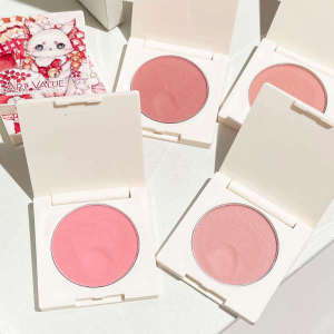 ✸Monochrome Blush Soft Waxy Mashed Potato Matte Natural and Delicate Vigor Girl Pure Pink Rouge Makeup Artist✯