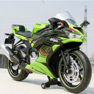 1:12 NINJA ZX-6R 400 Z1000 Toy Motorcycle Models Alloy Diecast Shock Absorption Front Wheel Steering Ornament Motorbikes Gifts