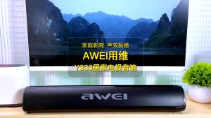 Awei Y333. Audio Bluetooth Murah Alih. Dilengkapi Dengan Sistem TWS HIFI Kuasa Stereo Bass.