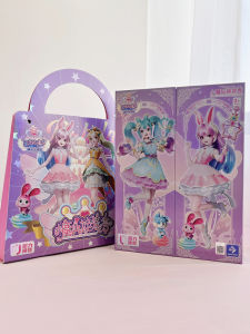 แม่เหล็กภาพตัดแต่งแบบใหม่สำหรับเด็กผู้หญิง กระดุมแม่เหล็กที่สนุกสนานและช่วยการศึกษา สติกเกอร์แม่เหล็กแบบต่อตัวละคร ชุดติดกระดุมแม่เหล็ก