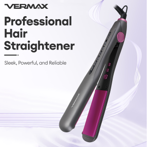 Vermax Professional Hair Straightener Iron Widen Ceramic Ionic Flat Iron 30S Fast Heat Stylish Hair