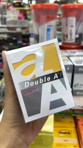 Double A Mini Box - คลาสี 6 x 8.3 ซม. 80 แกรมบรรจุกล่องละ 600 แผ่น (8 กล่อง/แพ็ค) | KKNT