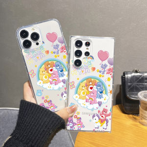 เคสโทรศัพท์ เครื่องจักร iPhone 15-12 รุน 11 Plus Pro Max Mini ของซิลิโคนโปร่งใสนุ่มฝา ซื้อที่ผ่าน โดยราคาถูกต้อง ชุดของที่สุด คุณลองหน้าถาวร รักการ์ตูนเมฆสายรูปแบบของคุณค่า