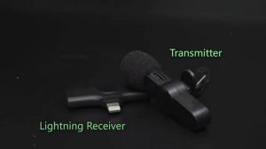 Portable Wireless Lavalier Microphone Mini Microphone For iPhone Android Video Vlog Live Streaming Broadcast Gaming Phone Microphone TTS