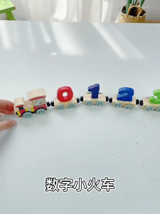 27pcs Magnetic Wooden Alphabet Train Sets Magnetic Wooden Train ABC Letter Nombor Learning Trains
