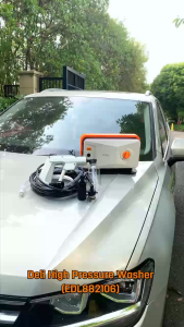 Máy Rửa Xe Mini Deli Dáng Nằm Cao Áp Chính Hãng Rửa Xe Tưới Cây Vệ Sinh Nhà Cửa SAIGON OUTDOOR