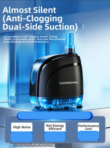 CHONGXIAOSHUAI | Quiet Large Flow Underwater Pump for Fish Tank