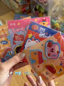 Cute Sticky Notes Cartoon Sticky Memo Pads Small Self-Stick Memo Note Pad Office School