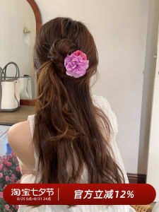 เครื่องประดับผมดอกไม้สไตล์จีนใหม่ U-Shape สำหรับผู้หญิง เครื่องประดับผมแบบใหม่สำหรับการเดินทางไปทำงานทุกวัน