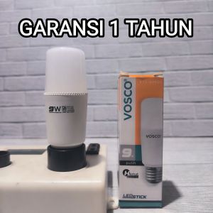 VOSCO LAMPU LED STICK 9W 9 WATT CAHAYA PUTIH SNI GARANSI 1 TAHUN BAGUS KUALITAS TERJAMIN