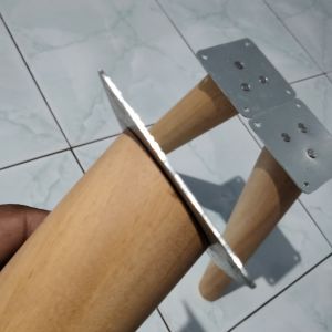 kaki meja miring jengki tinggi 40cm