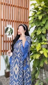 SEDRES SUPER JUMBO SONGKET KANTONG REMPEL 2 LENGAN TEROMPET LEBAR