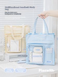 Planwith | Spacious Zippered School Bag for Study