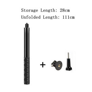 For GoPro 13 12 11 10 9 Invisible Selfie Stick Bullet Time Handheld Tripod for Insta360 X5 X4 X3 DJI Osmo Nano Action 360 Camera