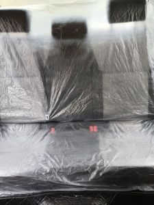 Car Rear Seat Covers Disposable Waterproof Dustproof Overall Backseat Protection Covers Easy Clean Auto Interior Accessories