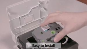 18mm TZe241 Black on White Laminated Tape Compatible for Brother P Touch Label Maker PT-D450 PT-1880