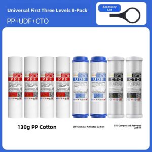 JINXIANQUAN | 10 Inch Filter Cartridge Set PP Cotton Activated Carbon RO Water Purifier