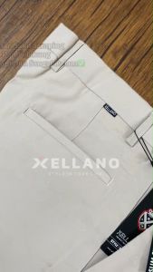 Celana Formal Pria Slim Fit Kantor Bahan Pria Cream Dean Series Jumbo Size 27-38 Casual Kerja